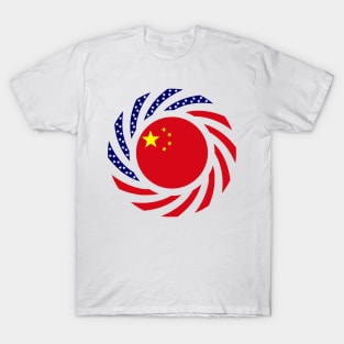 Chinese American Multinational Patriot Flag T-Shirt